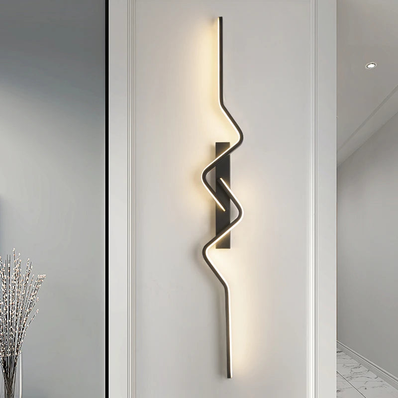 Arandela LED Moderna para Escada — Luminária de Parede Nórdica para Sala e Corredor