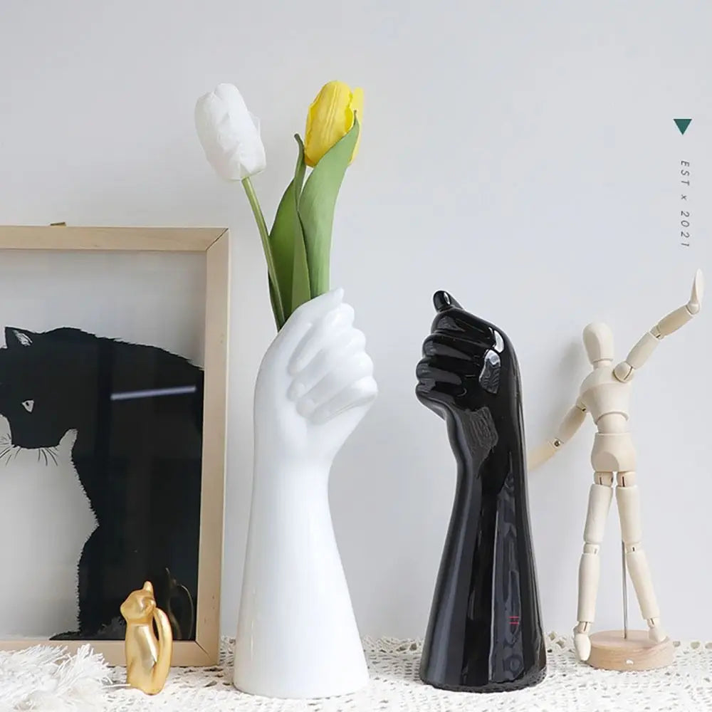 Vaso Corpo Humano em Resina — Decorativo para Flores e Arranjos Estilo Arte Moderna