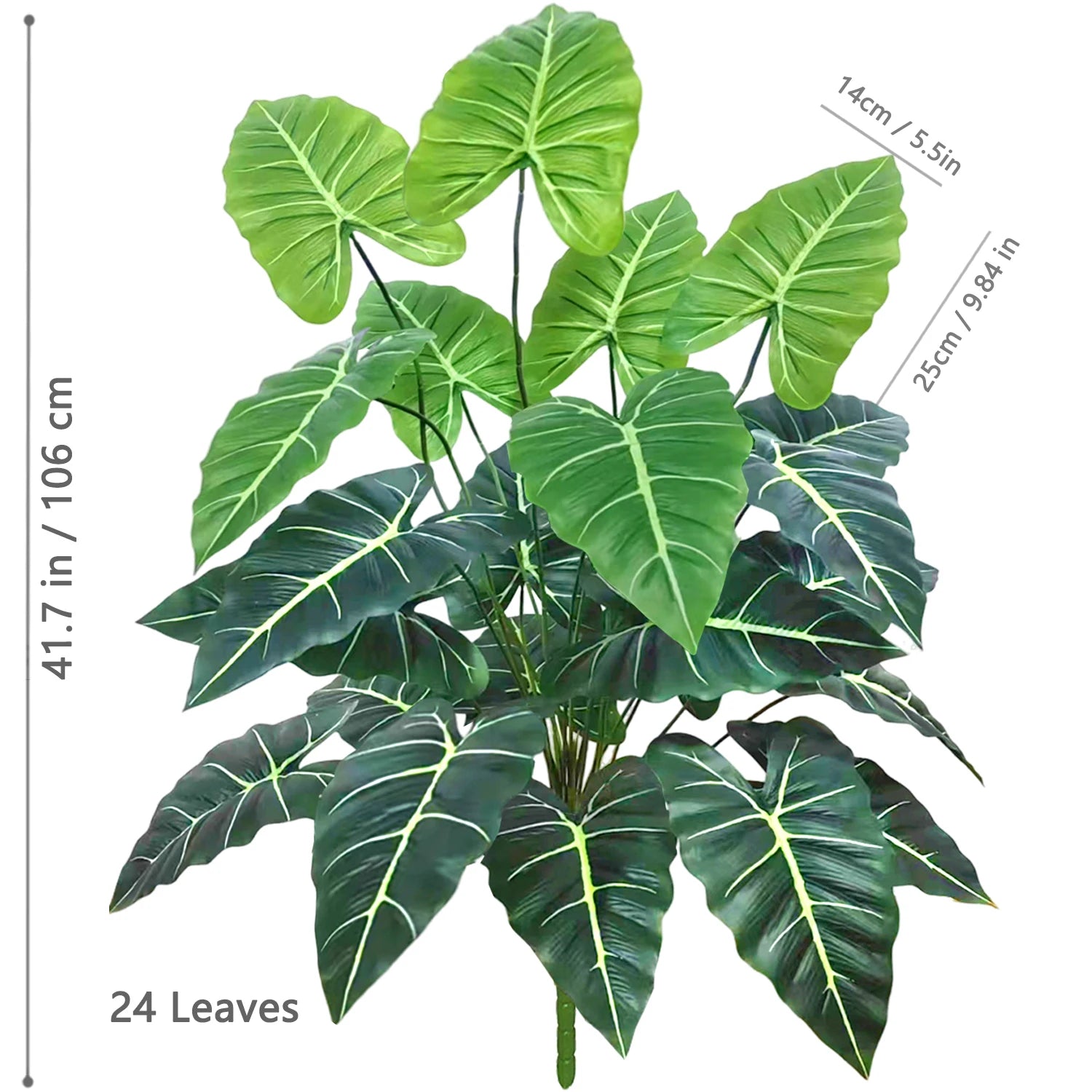 Planta Artificial Costela de Adão e Folha de Tartaruga — 47 a 132cm Decoração Tropical
