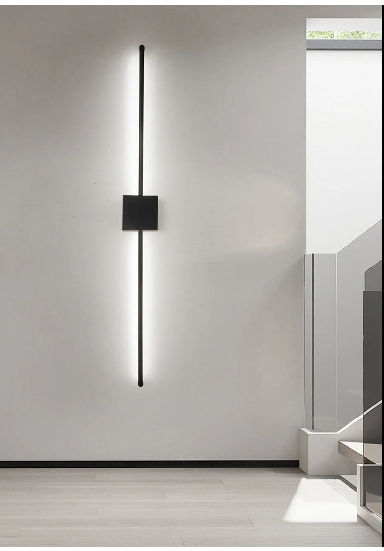 Arandela LED Minimalista — Luminária de Parede para Cabeceira e Sala