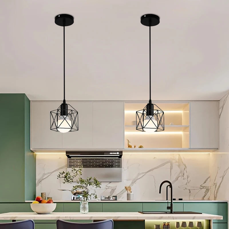 Pendente Nórdico Minimalista E27 — Luminária para Cozinha, Banheiro, Quarto e Bar