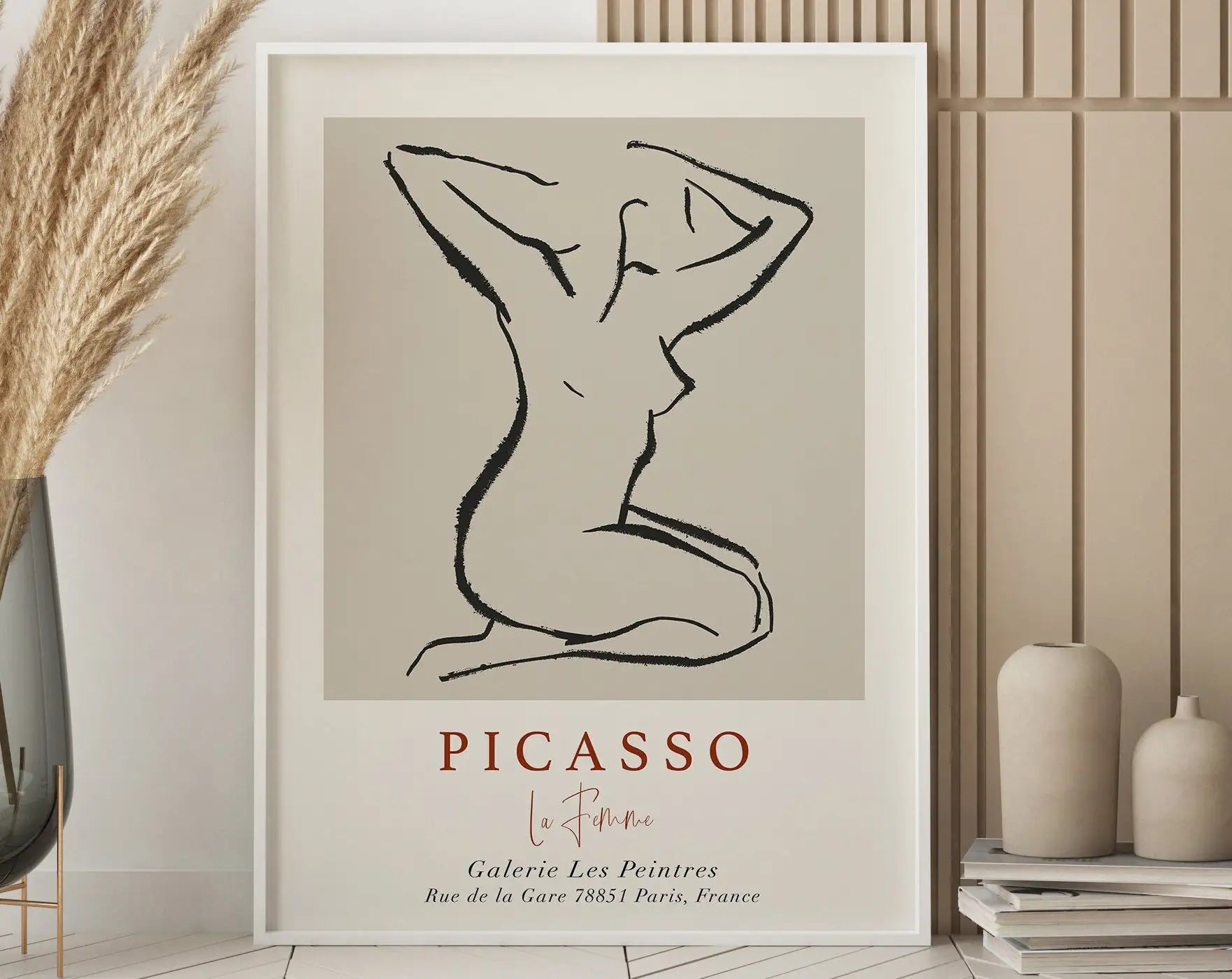 Quadro Decorativo Flores Matisse — Arte Botânica Vintage para Sala