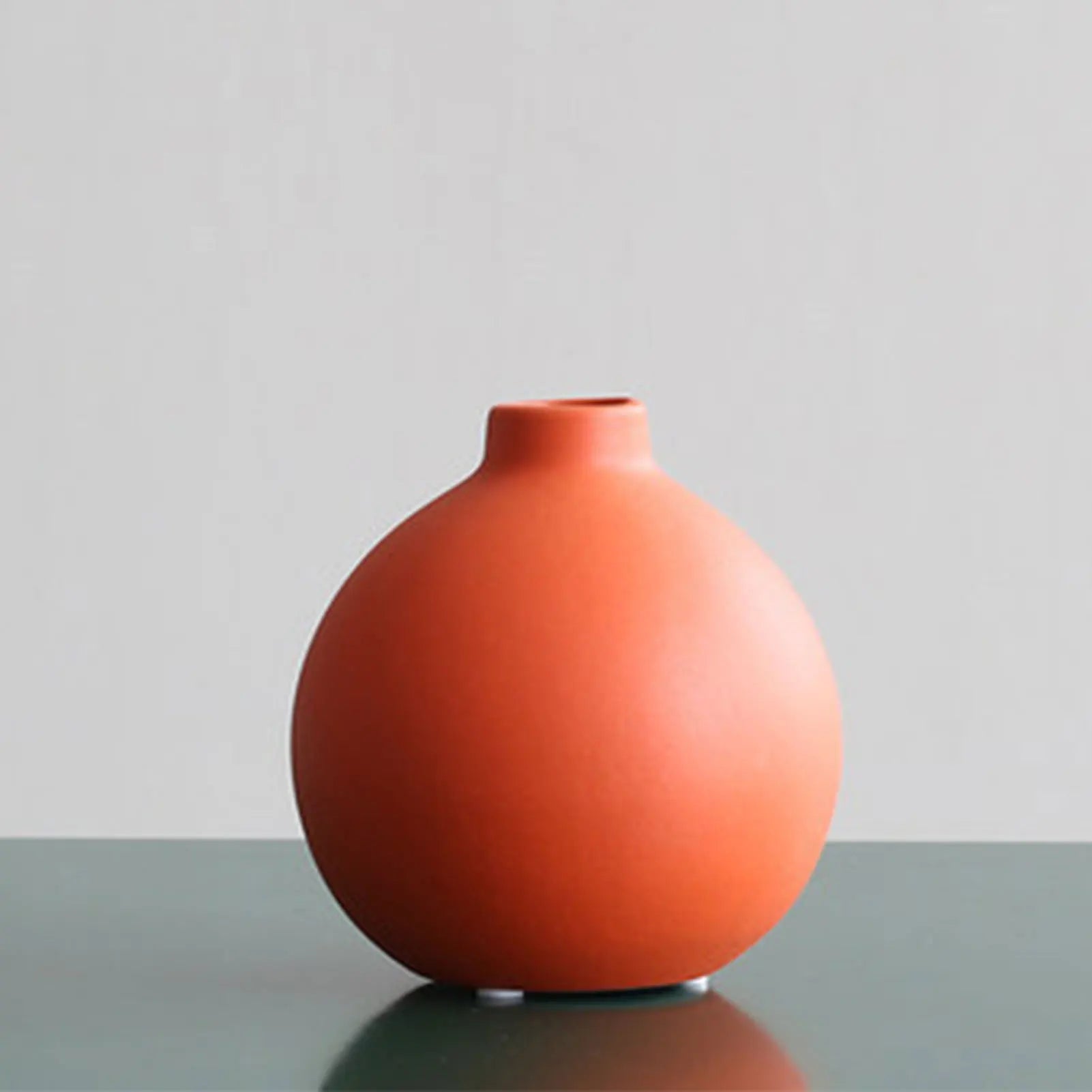 Vaso Cerâmica Nórdico Moderno para Flores Secas — Decoração de Mesa e Estante