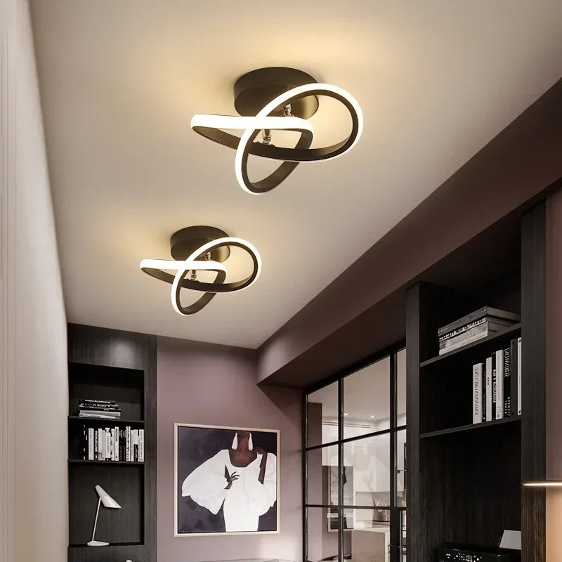 Luminária de Teto Nórdica Minimalista — Para Quarto, Sala, Corredor e Entrada