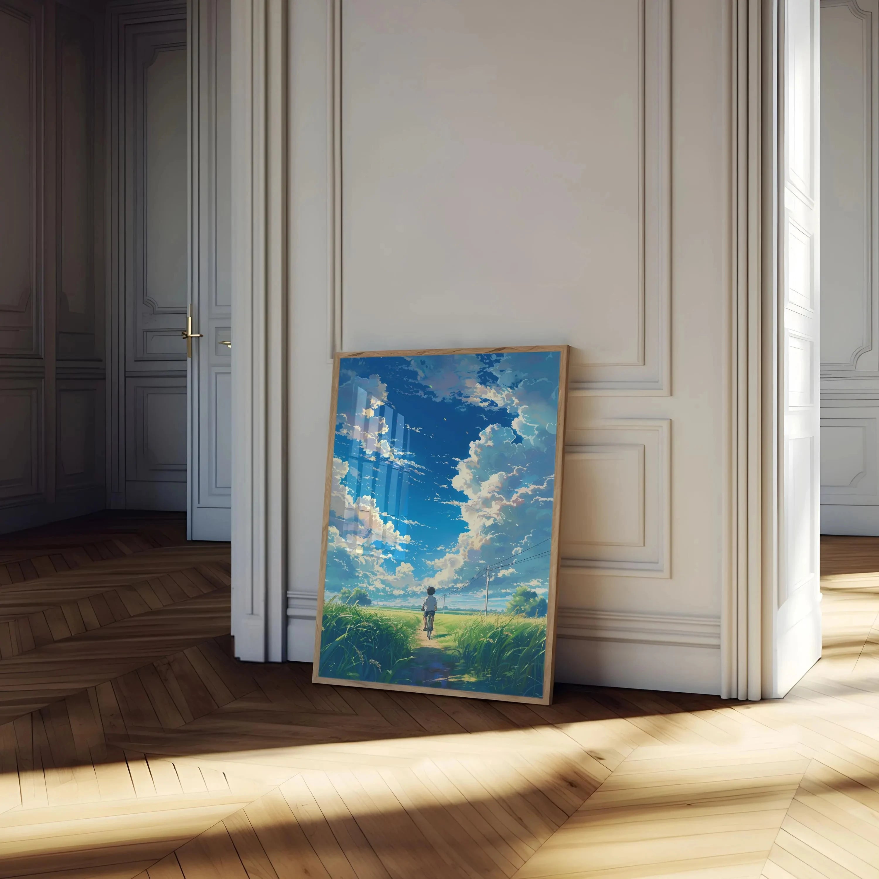 Quadro Decorativo Pinheiro Japonês sem Moldura — Arte Zen para Sala e Quarto