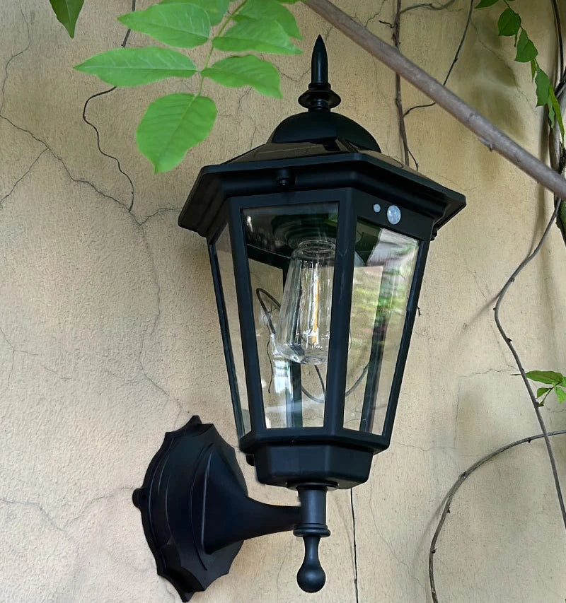 Luminária Solar de Parede Criativa — Impermeável Atmosfera para Jardim e Quintal