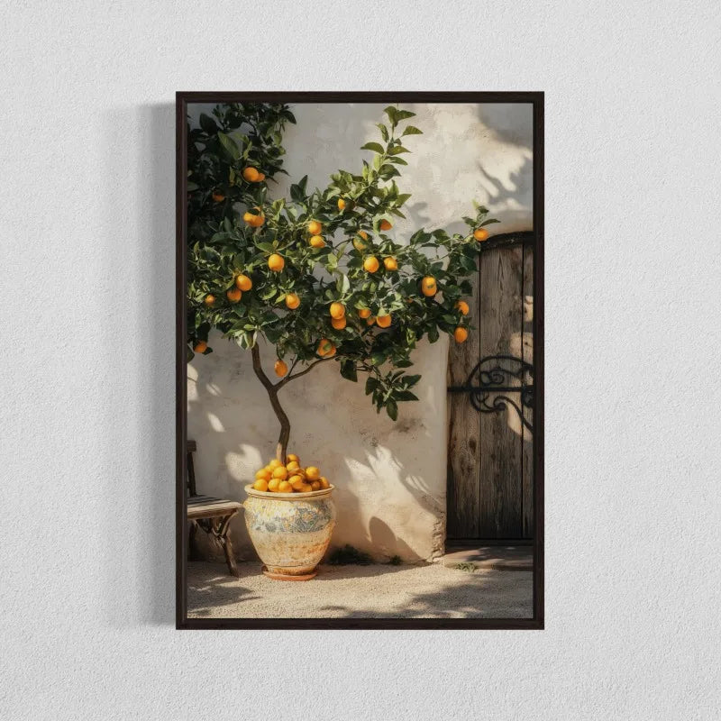Quadro Decorativo Oliveira Mediterrânea sem Moldura — Arte Botânica para Sala