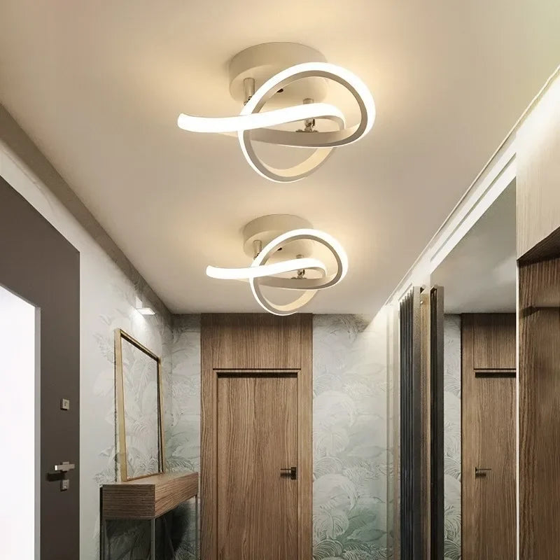 Luminária de Teto Nórdica Minimalista — Para Quarto, Sala, Corredor e Entrada