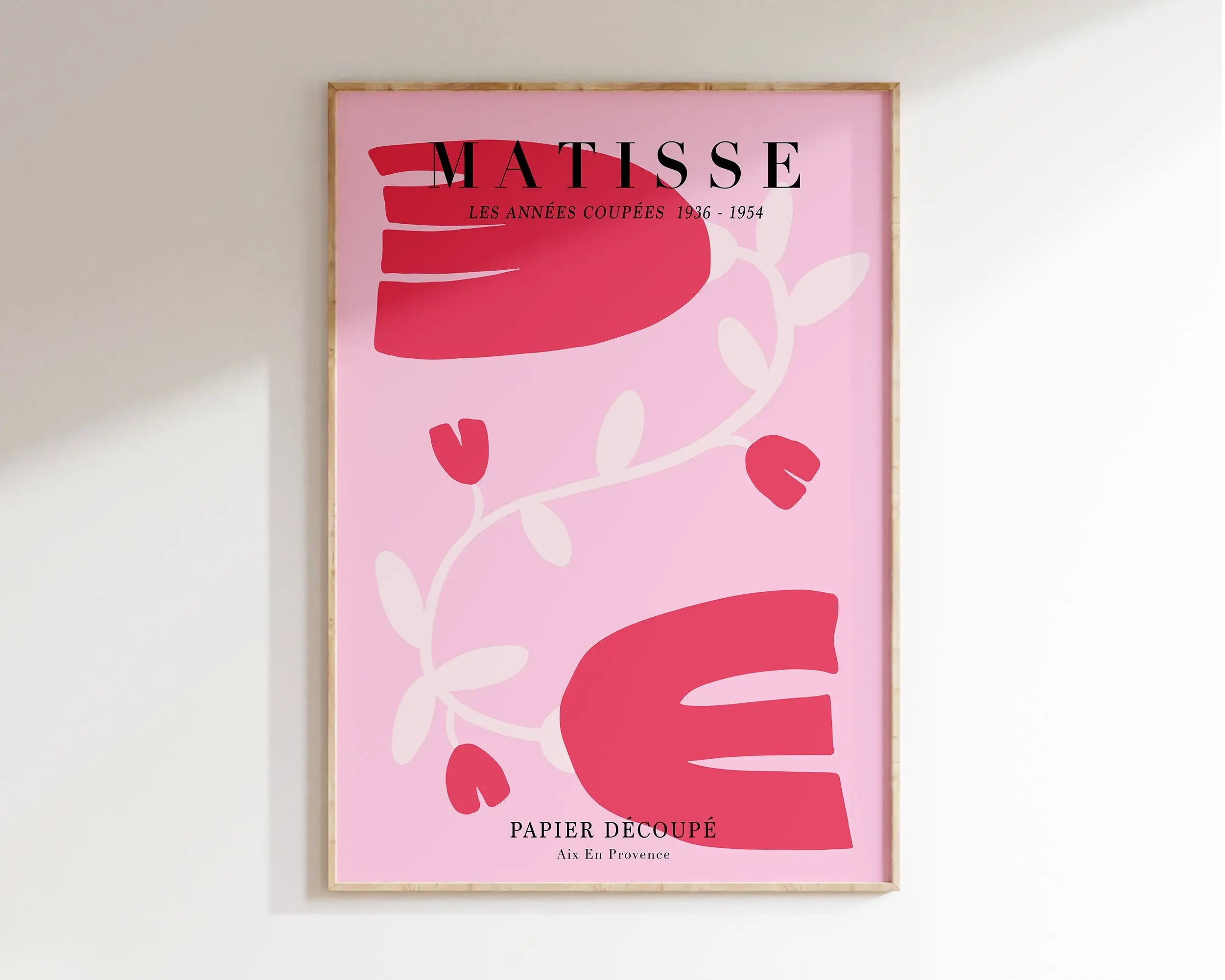 Quadro Decorativo Flores Matisse — Arte Botânica Vintage para Sala