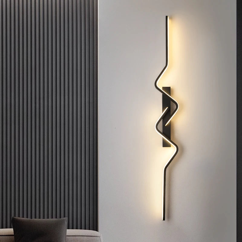 Arandela LED Moderna para Escada — Luminária de Parede Nórdica para Sala e Corredor