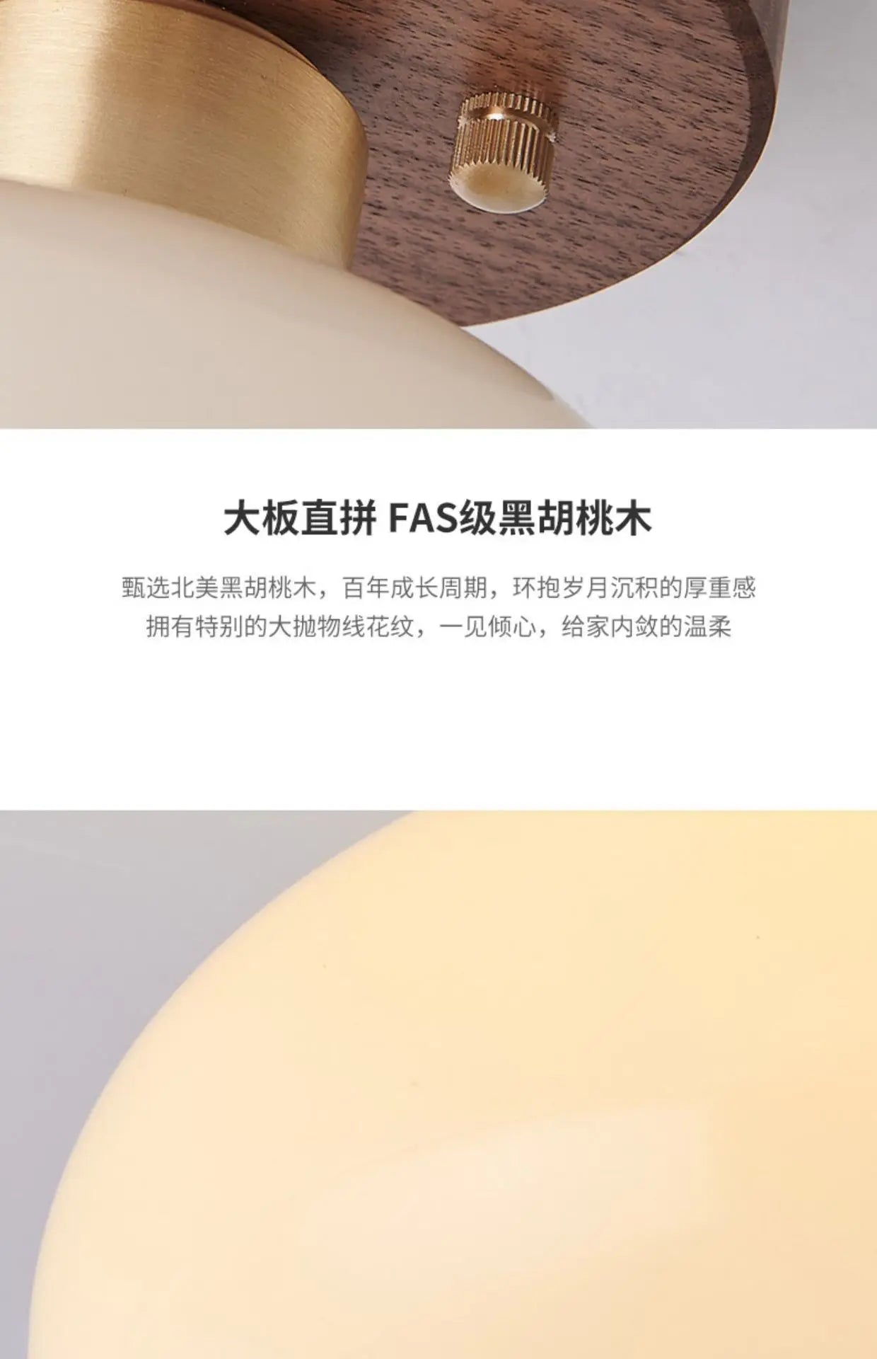 Luminária de Teto Estilo Chinês Luxo — Nogueira e Bronze para Hall, Entrada e Varanda