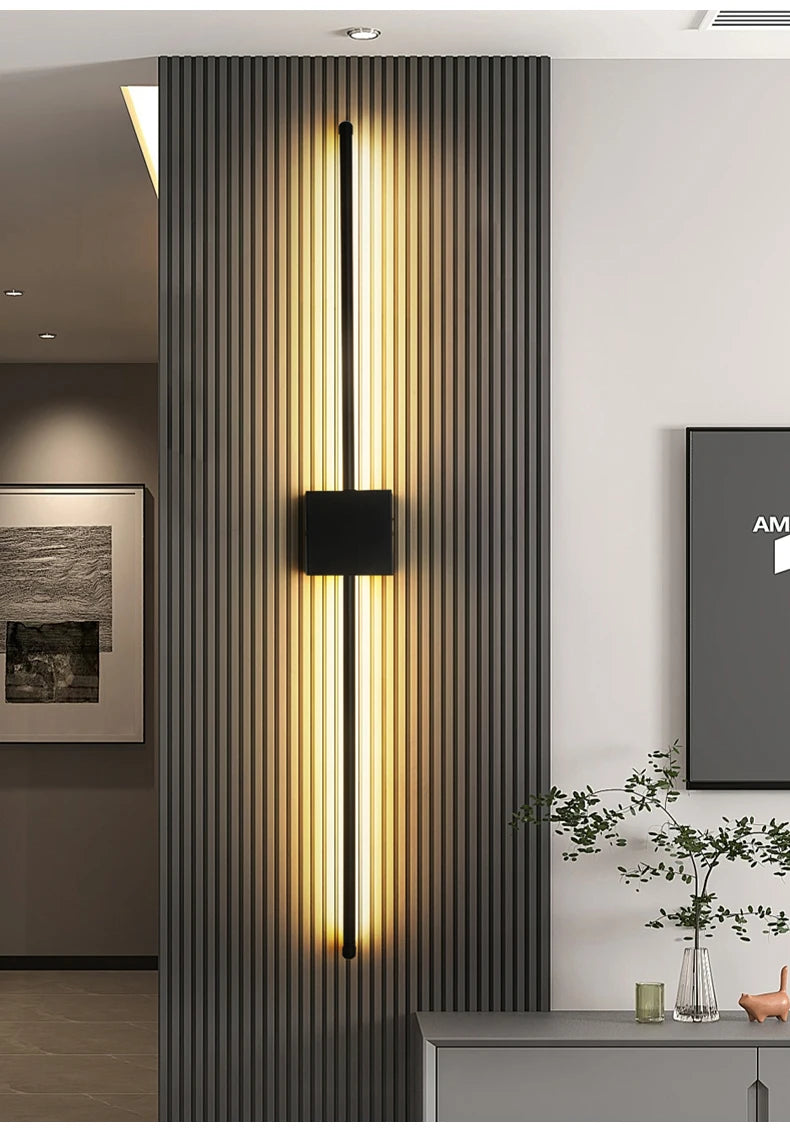 Arandela LED Minimalista — Luminária de Parede para Cabeceira e Sala
