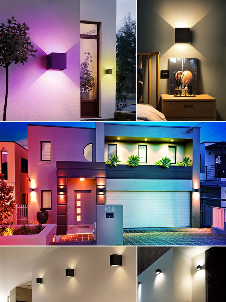 Arandela LED Smart 12W RGB WiFi e Zigbee — Controle por App Atmosfera Decorativa