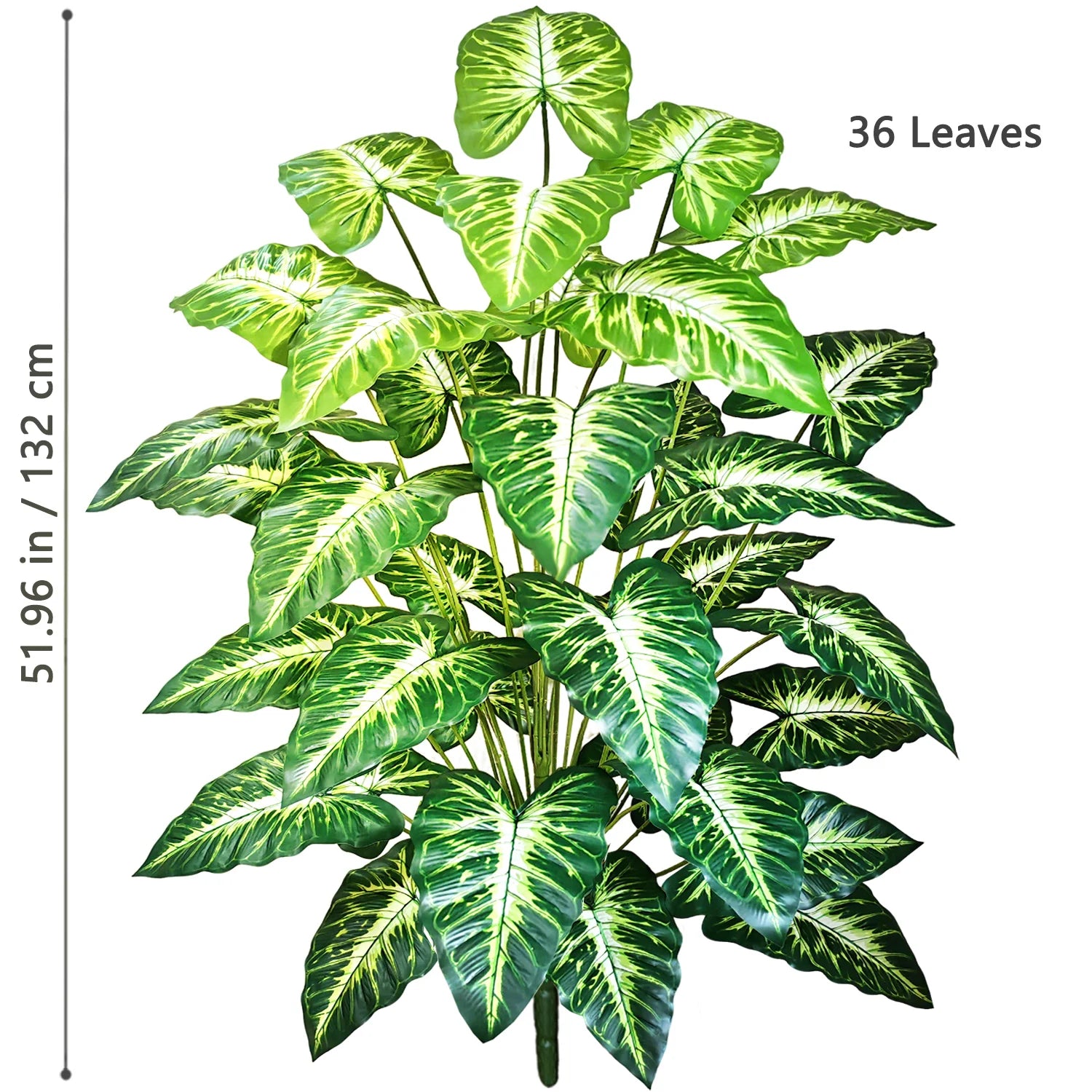 Planta Artificial Costela de Adão e Folha de Tartaruga — 47 a 132cm Decoração Tropical
