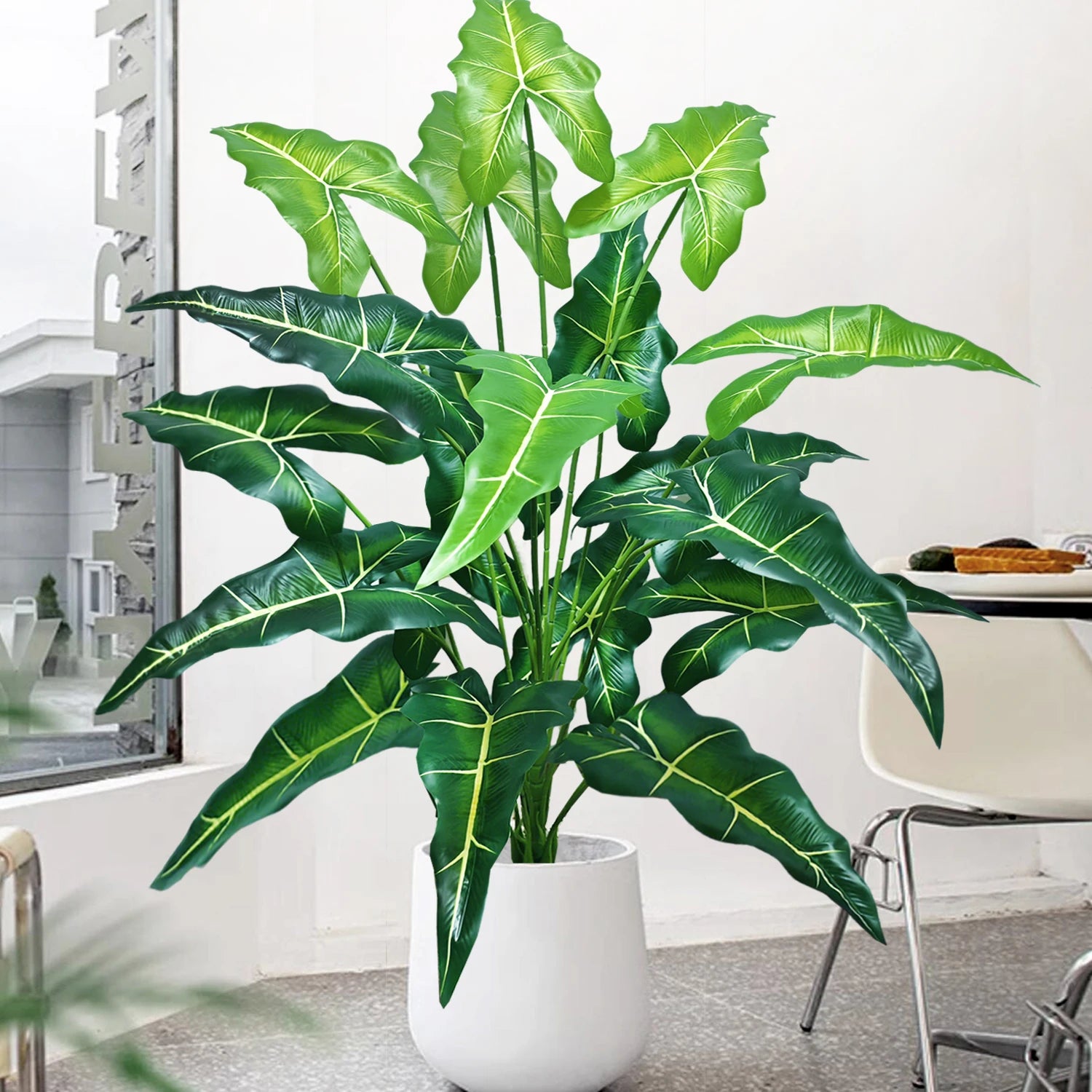 Planta Artificial Costela de Adão e Folha de Tartaruga — 47 a 132cm Decoração Tropical