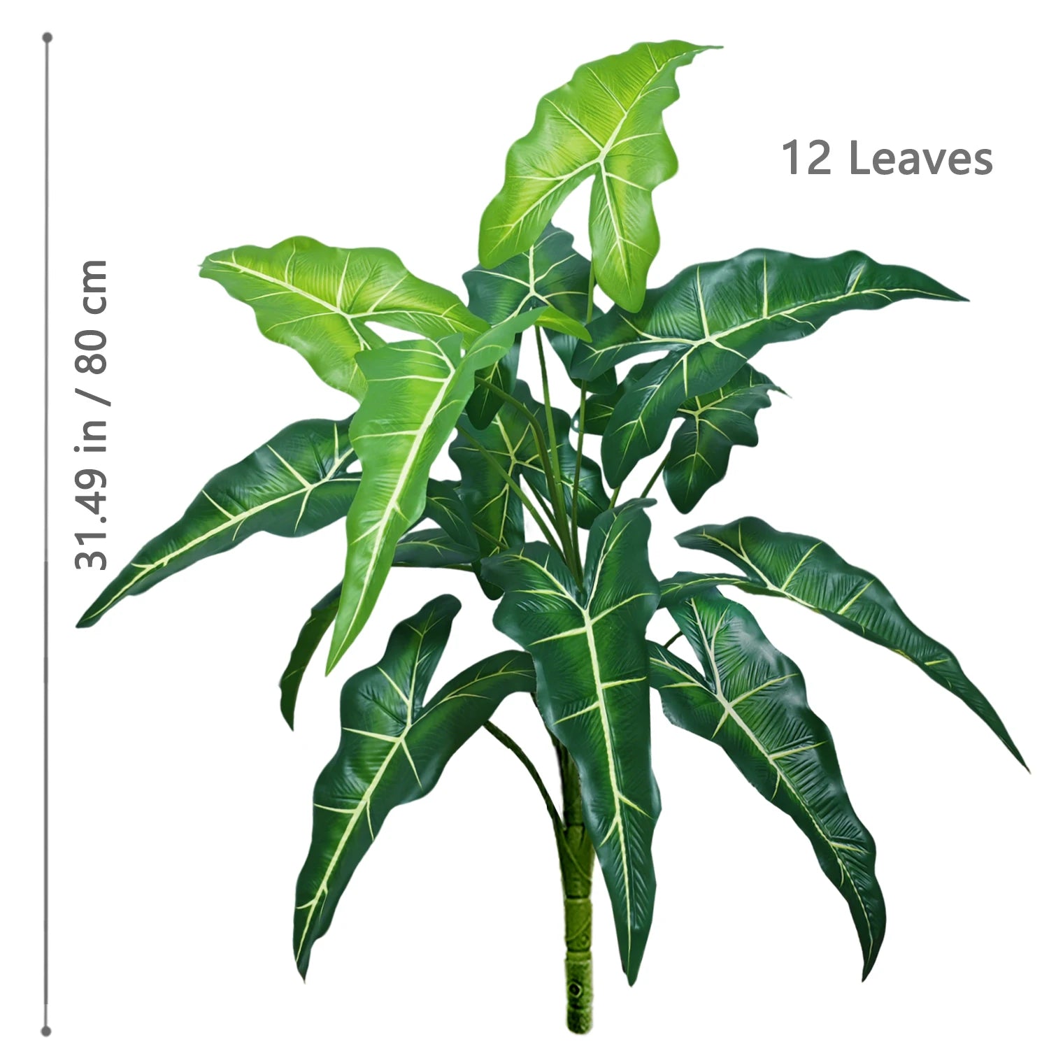 Planta Artificial Costela de Adão e Folha de Tartaruga — 47 a 132cm Decoração Tropical
