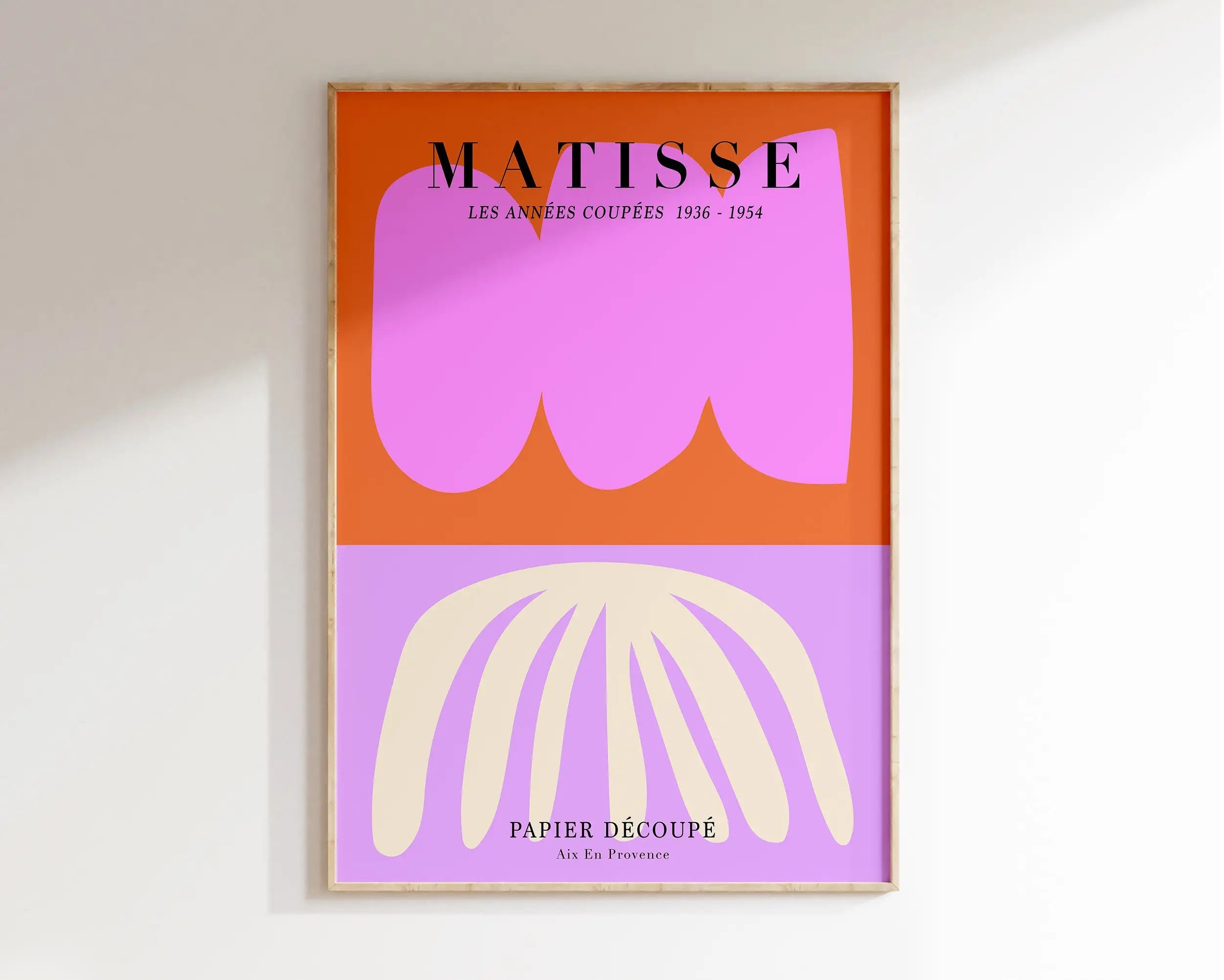 Quadro Decorativo Flores Matisse — Arte Botânica Vintage para Sala