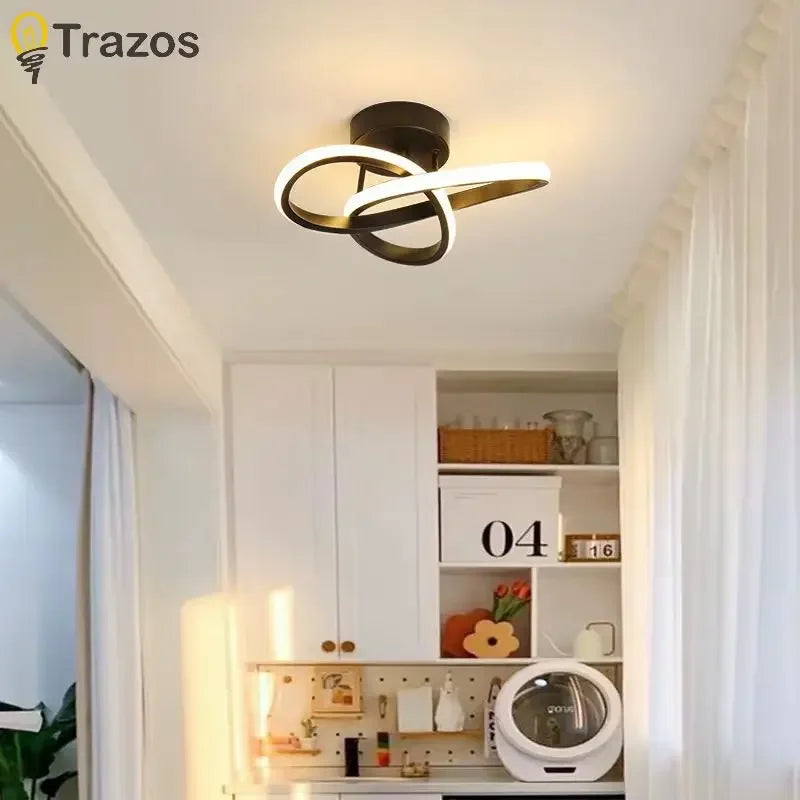 Luminária de Teto Nórdica Minimalista — Para Quarto, Sala, Corredor e Entrada