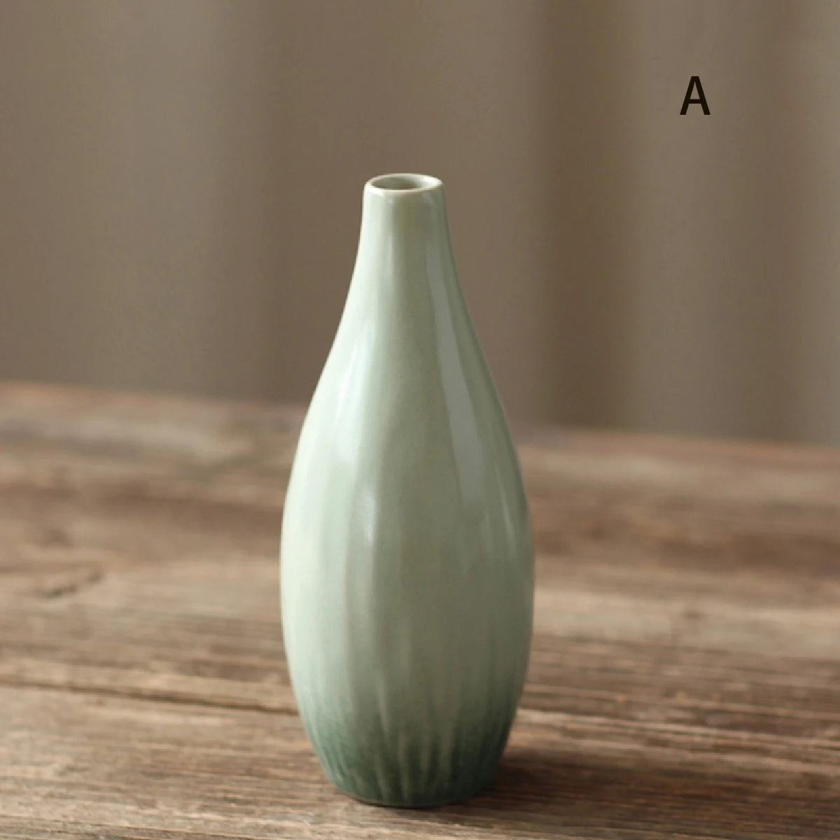 Vaso Cerâmica Simples Hidropônico — Decoração de Mesa para Sala e Jantar