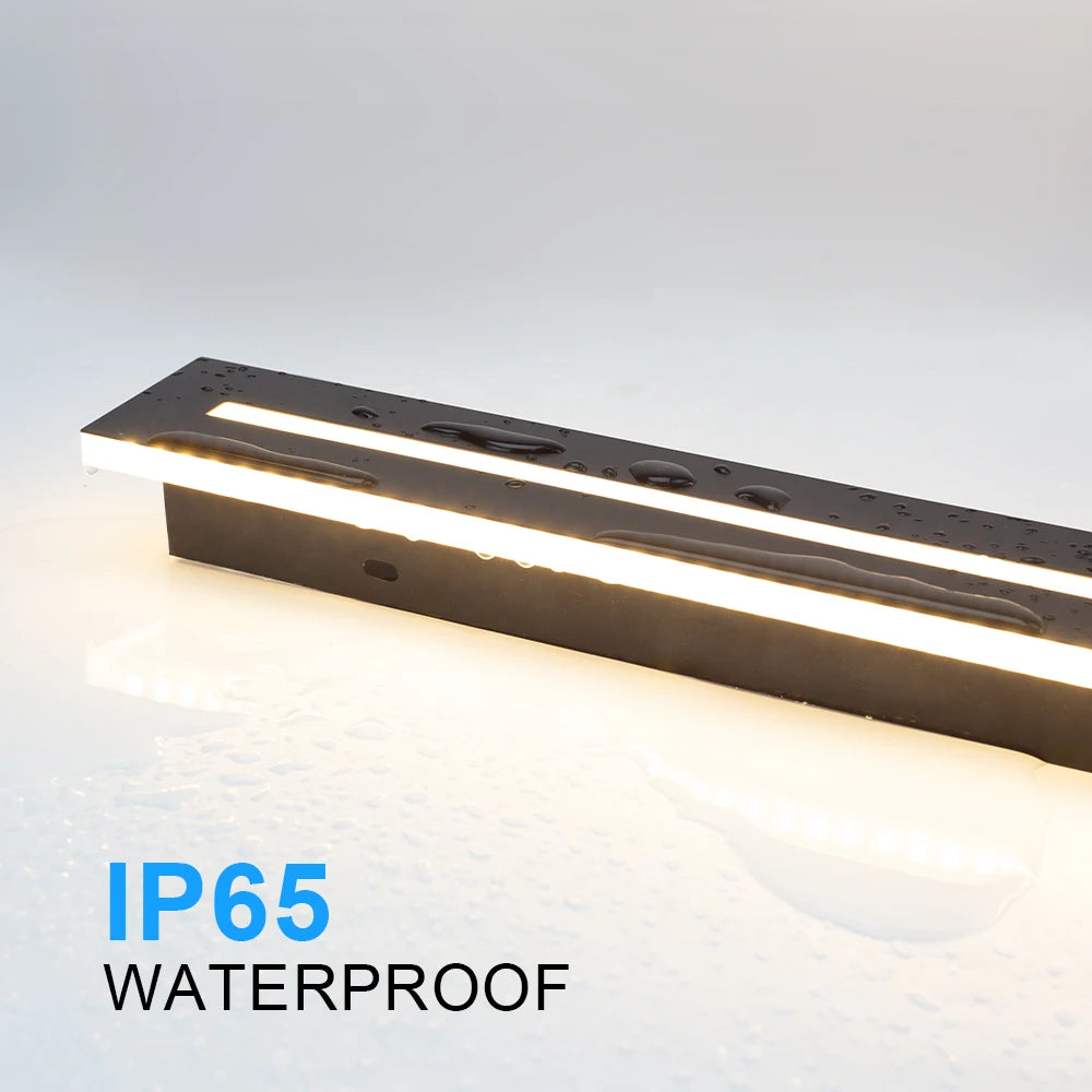 Arandela LED Externa Impermeável IP65 — Luminária de Parede para Jardim 16W a 48W