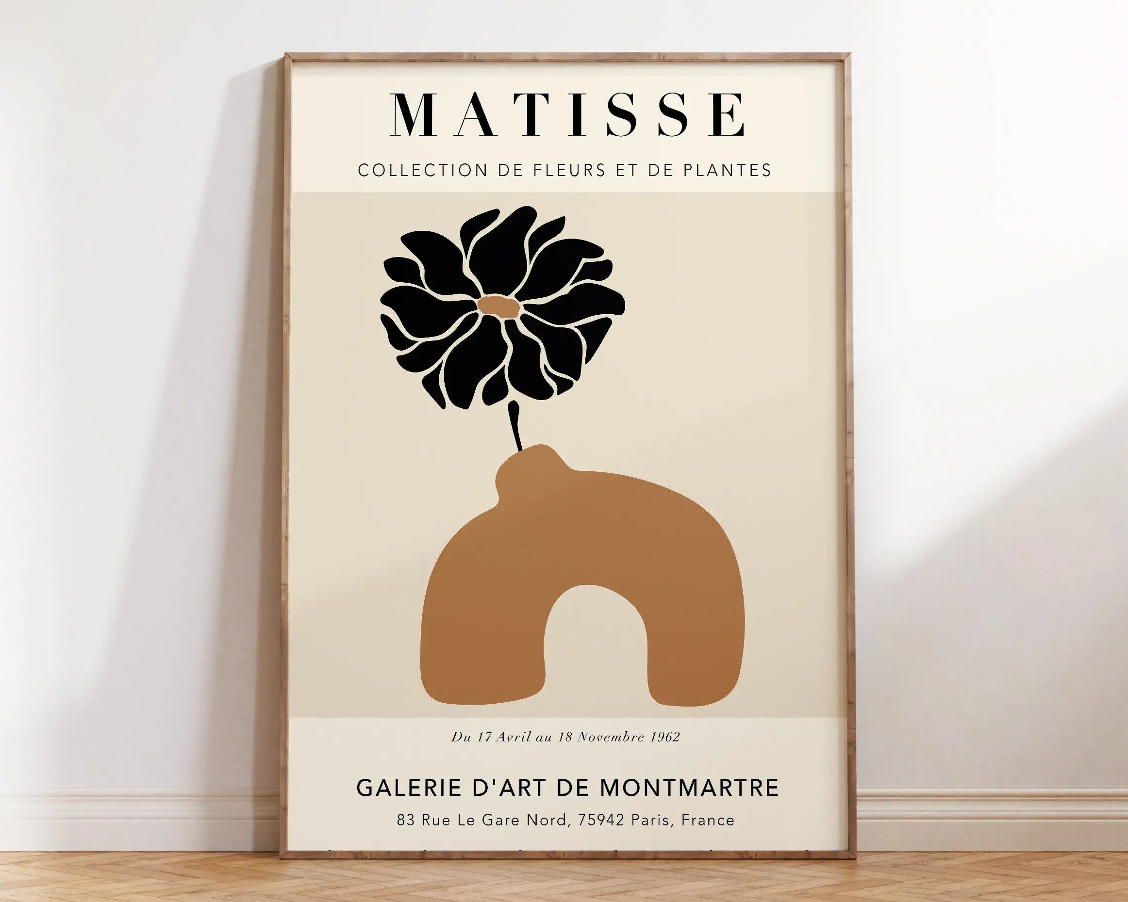Quadro Decorativo Flores Matisse — Arte Botânica Vintage para Sala