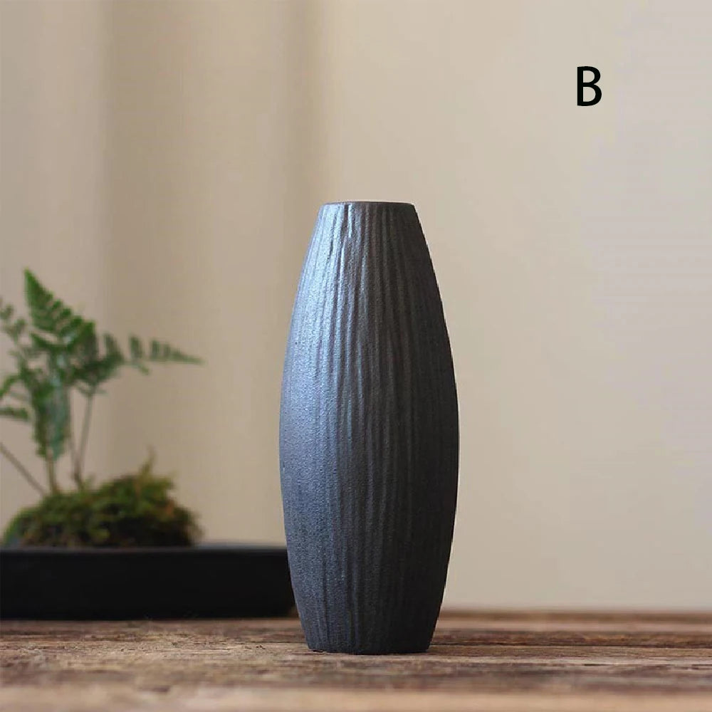 Vaso Cerâmica Pequeno Hidropônico para Mesa — Sala e Jantar Decoração Minimalista