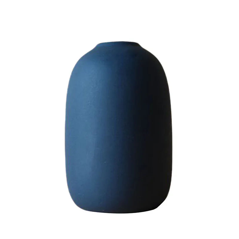 Vaso Cerâmica Nórdico Moderno para Flores Secas — Decoração de Mesa e Estante