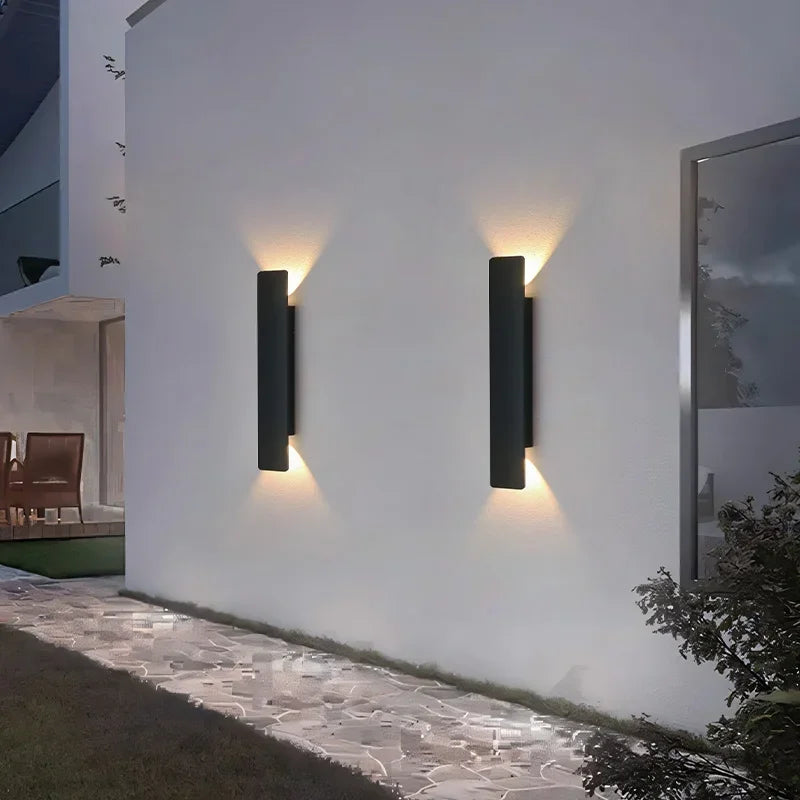 Arandela LED Moderna IP65 Impermeável 18W — Iluminação Cima e Baixo Interna e Externa