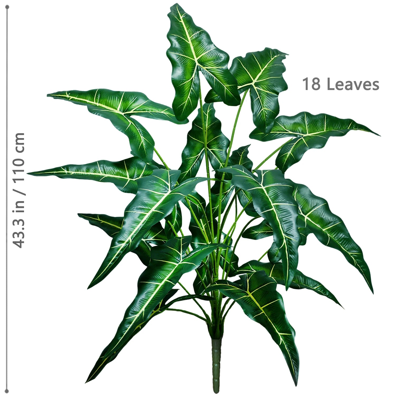 Planta Artificial Costela de Adão e Folha de Tartaruga — 47 a 132cm Decoração Tropical