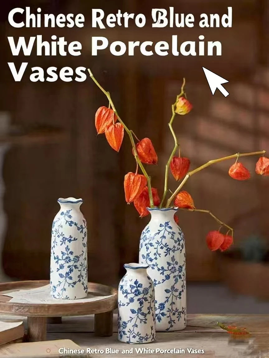 Vaso de Cerâmica Craquelado — Vaso Decorativo para Flores e Presentes