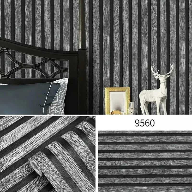 Papel de Parede Xadrez Grid Autocolante DIY — Estilo Urbano Impermeável para Quarto e Sala