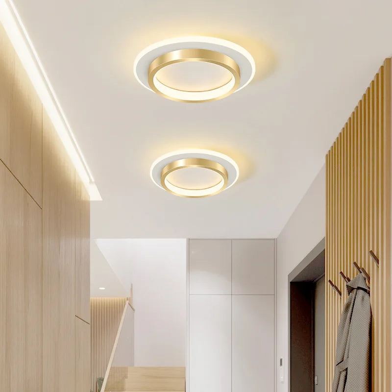 Luminária de Teto LED Redonda Flush Mount — Para Corredor, Escada, Banheiro e Quarto