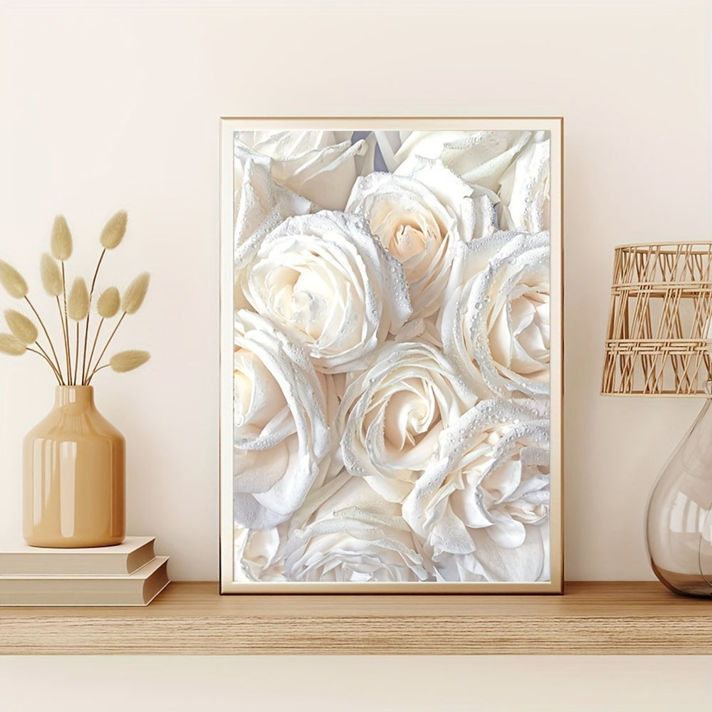 Kit 3 Quadros Canvas Flores Minimalistas — Arte Botânica Poster para Sala e Quarto
