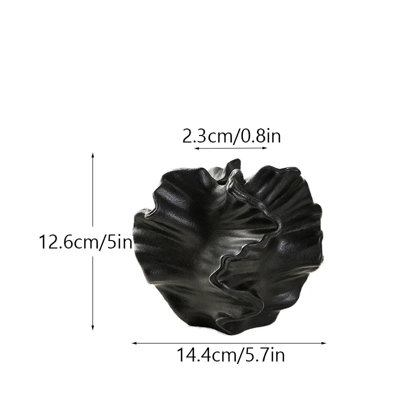 Vaso Cerâmica Coral CAPIRON Bege Fosco Nórdico — Para Capim dos Pampas e Flores