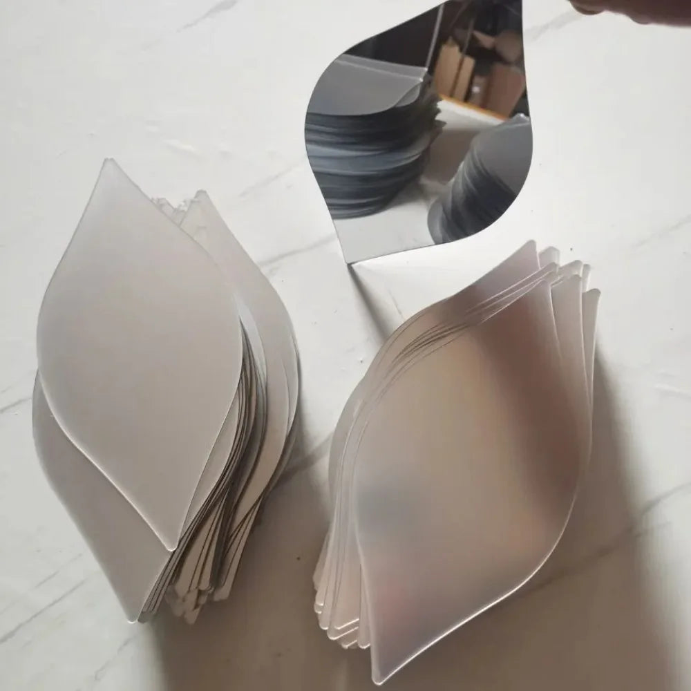 Adesivo Espelho Gota d'Água Acrílico 3D Kit 10 a 30 Peças — Decoração DIY para Sala