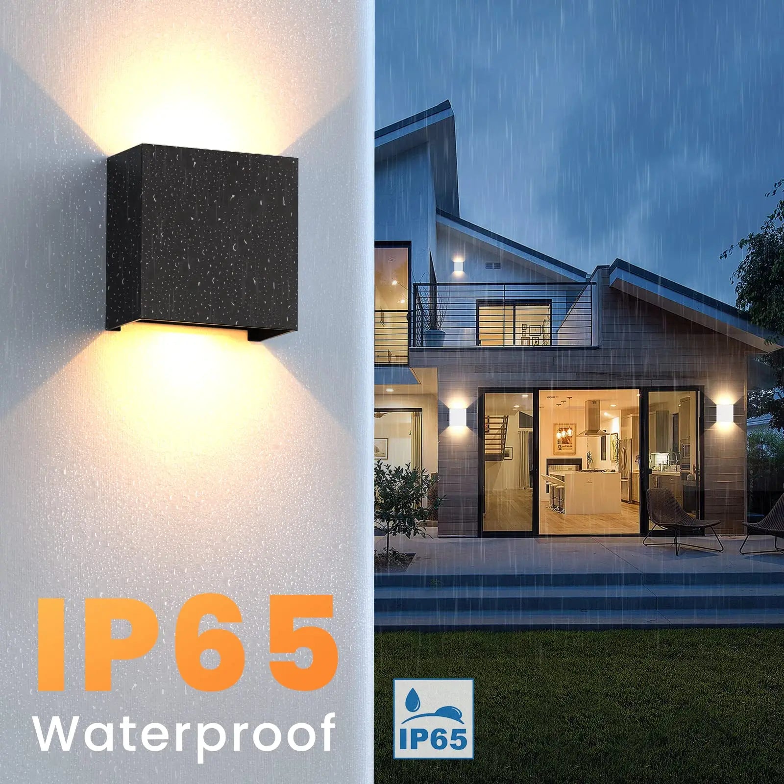 Arandela LED 6W Moderna IP65 — Luz Cima e Baixo para Sala, Corredor, Quarto e Área Externa