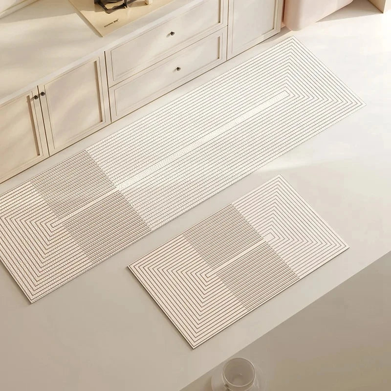 Tapete de Cozinha Diatomita Super Absorvente — Antiderrapante Lavável Longo
