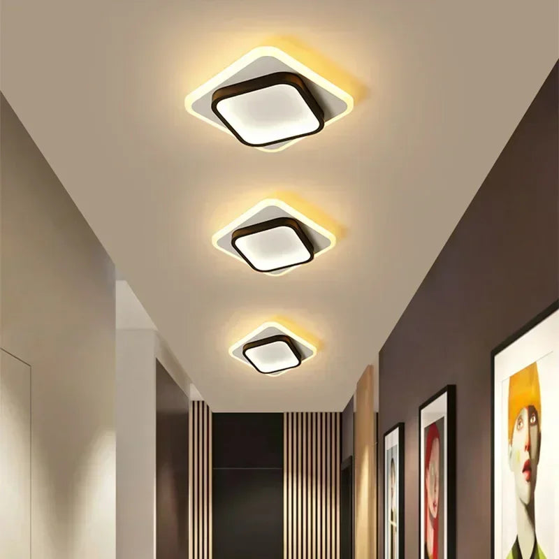 Luminária de Teto LED Redonda Flush Mount — Para Corredor, Escada, Banheiro e Quarto