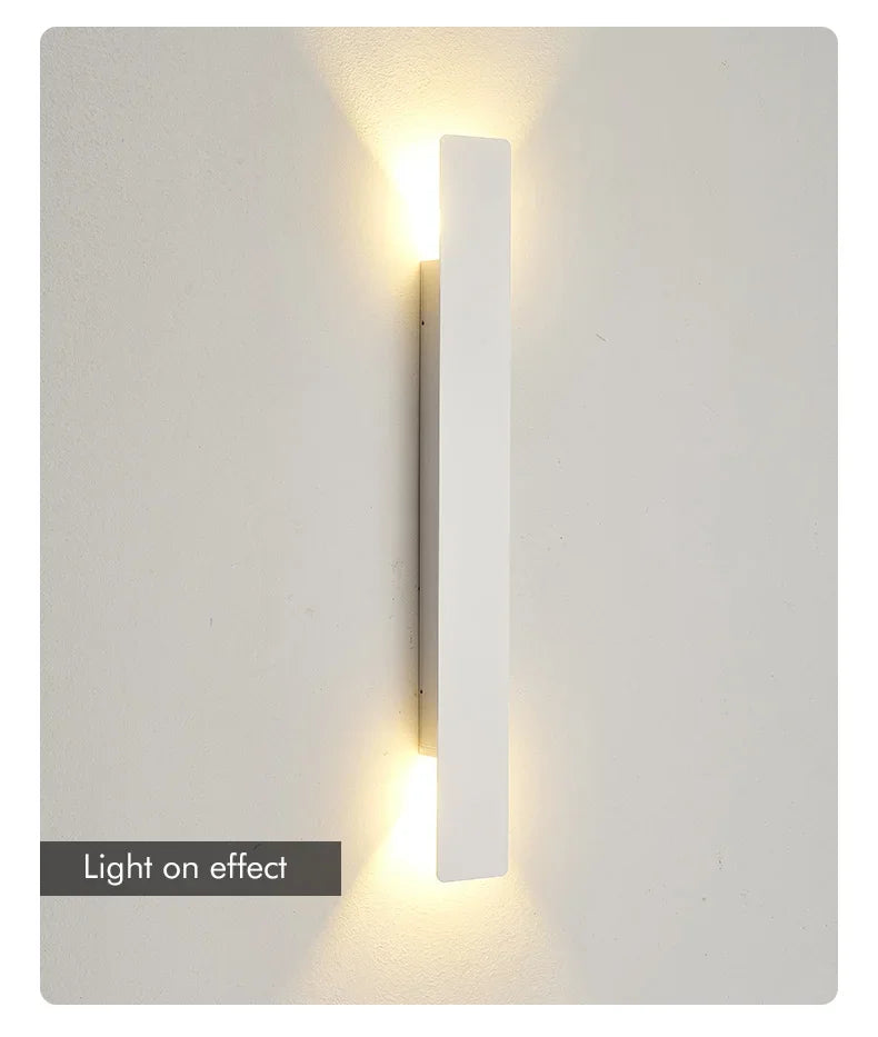Arandela LED Moderna IP65 Impermeável 18W — Iluminação Cima e Baixo Interna e Externa