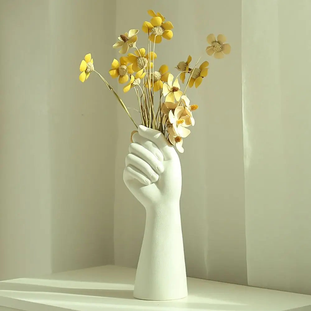 Vaso Corpo Humano em Resina — Decorativo para Flores e Arranjos Estilo Arte Moderna