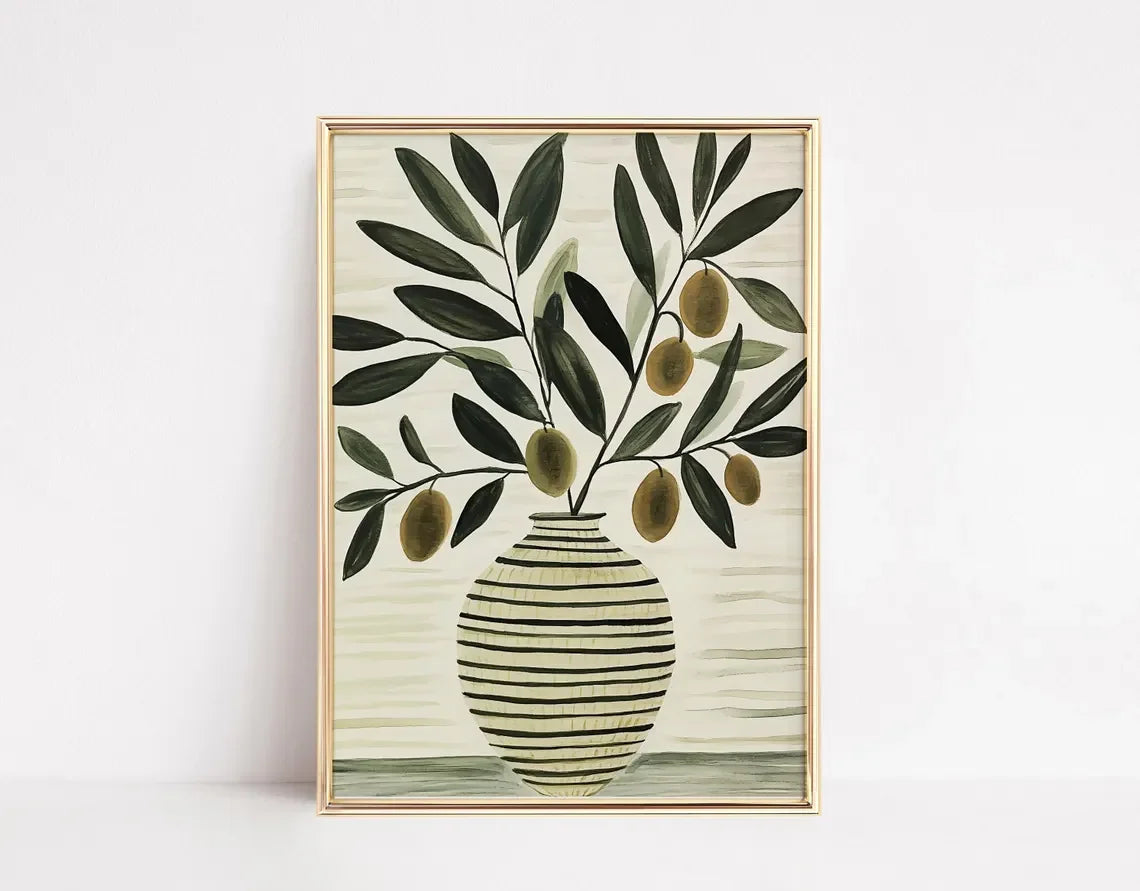 Quadro Decorativo Frutas Laranja — Arte de Cozinha Estilo Fazenda para Sala