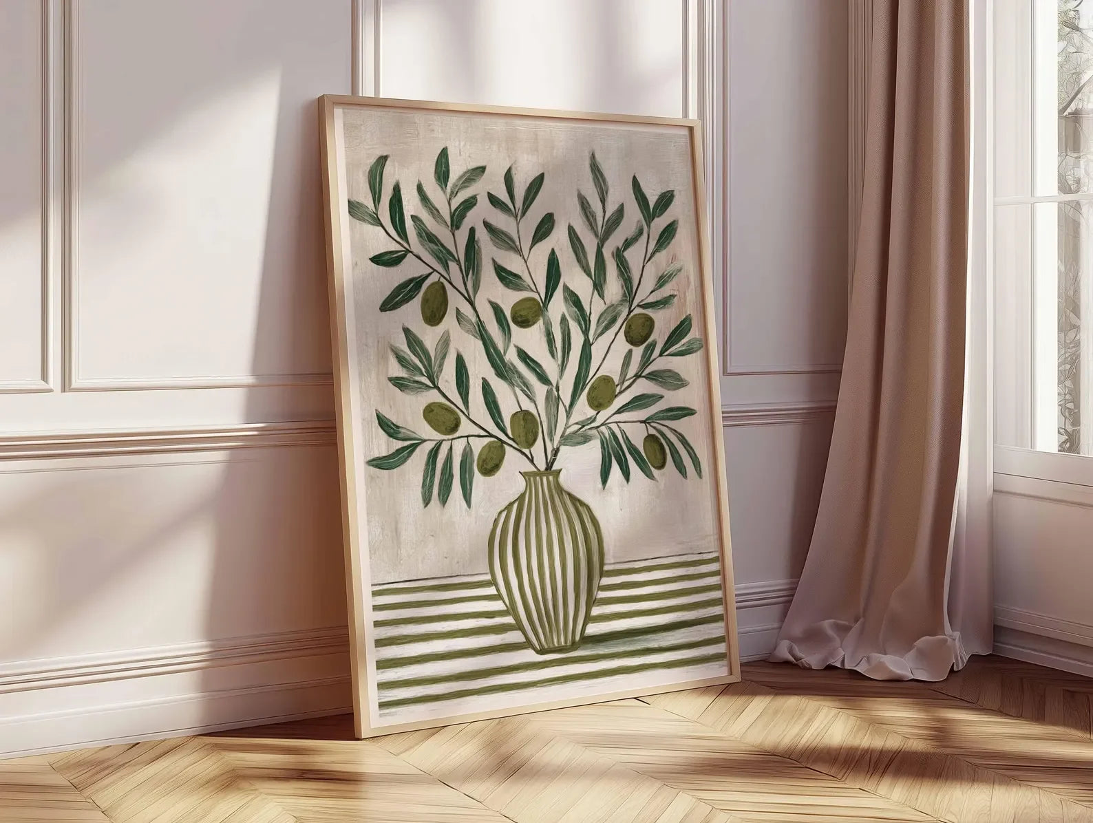 Quadro Decorativo Frutas Laranja — Arte de Cozinha Estilo Fazenda para Sala