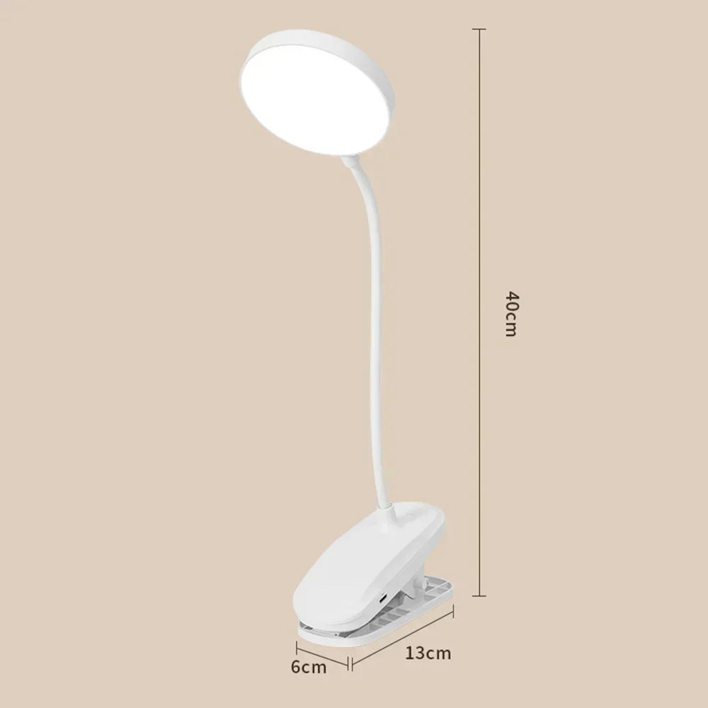 Luminária de Mesa LED Vintage Touch — Metálica Recarregável para Escritório e Quarto